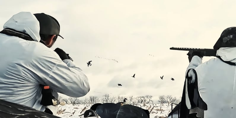 Deep Snow Called for an Unconventional Hide