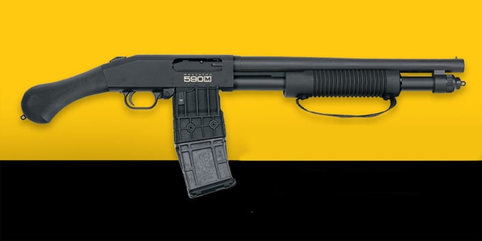 mossberg 590m mag fed pump action shotgun review