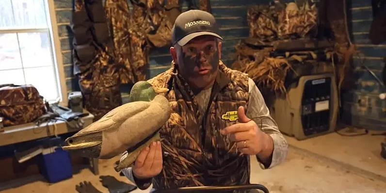 discussing duck decoys