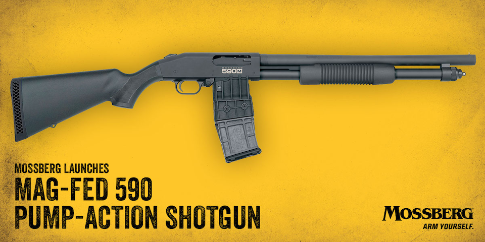 Mossberg® Launches Mag-Fed 590® Pump-Action Shotgun